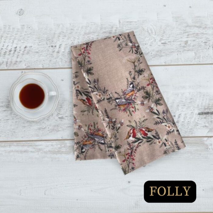 MM Linen Folly Tea Towel