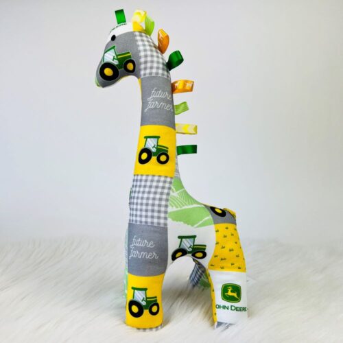 Giraffe Soft Toy. Masculine print. Baby Shower Gifts. Baby Shower Gifts NZ. Best Baby Shower Gifts. Baby Boy Gifts