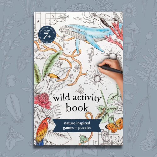 Wild Activity Book, Activity Book for ages 7+, Activity book for kids, Gifts for kids, gifts for children.