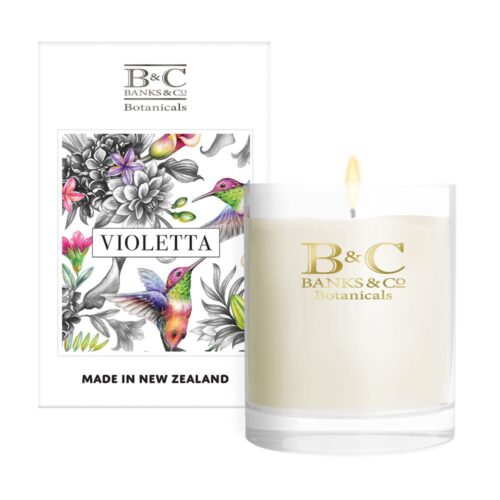 Banks & Co Candles. Violetta. Gifts for Her. Gifts for Home.