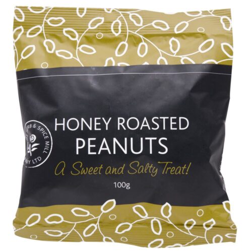 Honey Roasted Peanuts.