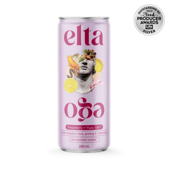 Elta Ego Alcohol Free Cocktails. Raspberry & Yuzu G&T.