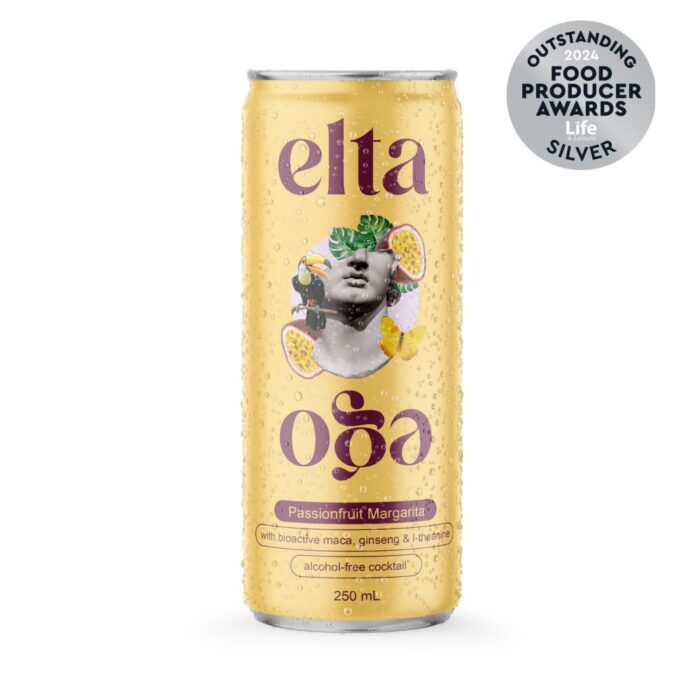 Elta Ego Alcohol Free Cocktails. Passionfruit Margarita.