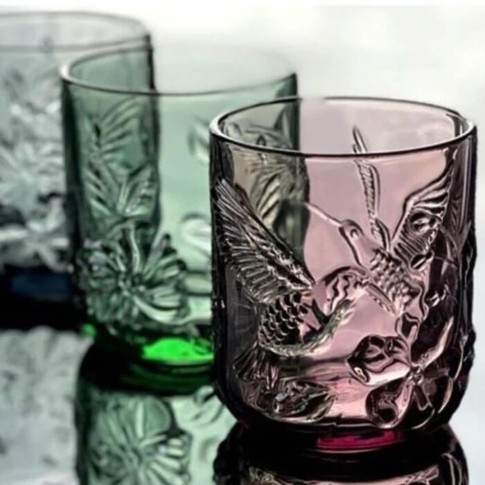 Nel Lusson Rainforest Glasses.