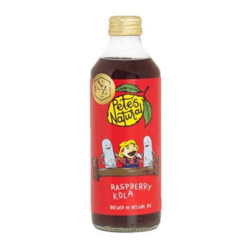 Pete's Natural Raspberry Kola. 300ml.